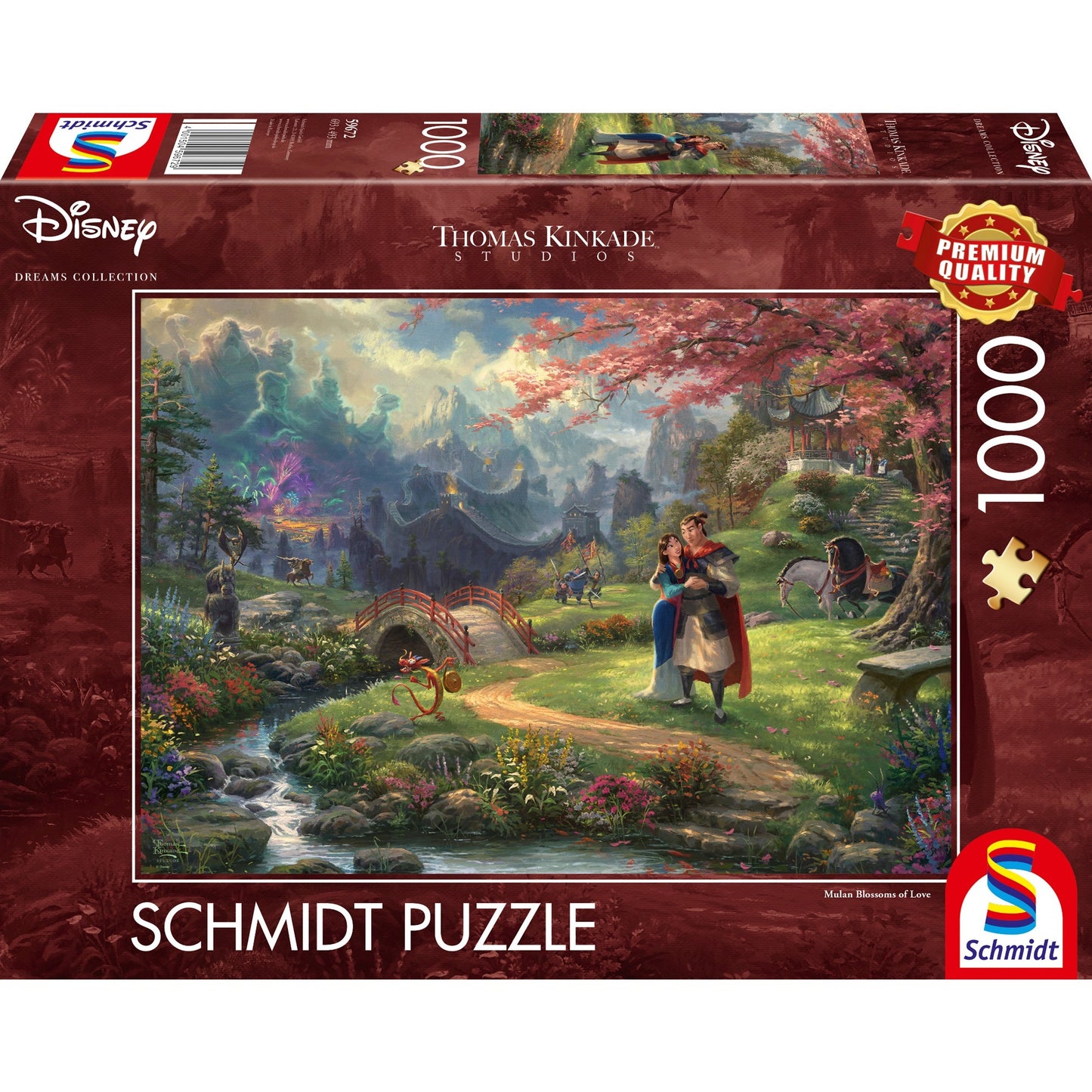 Schmidt Spiele Thomas Kinkade Studios: Disney - Mulan (1000 Teile)