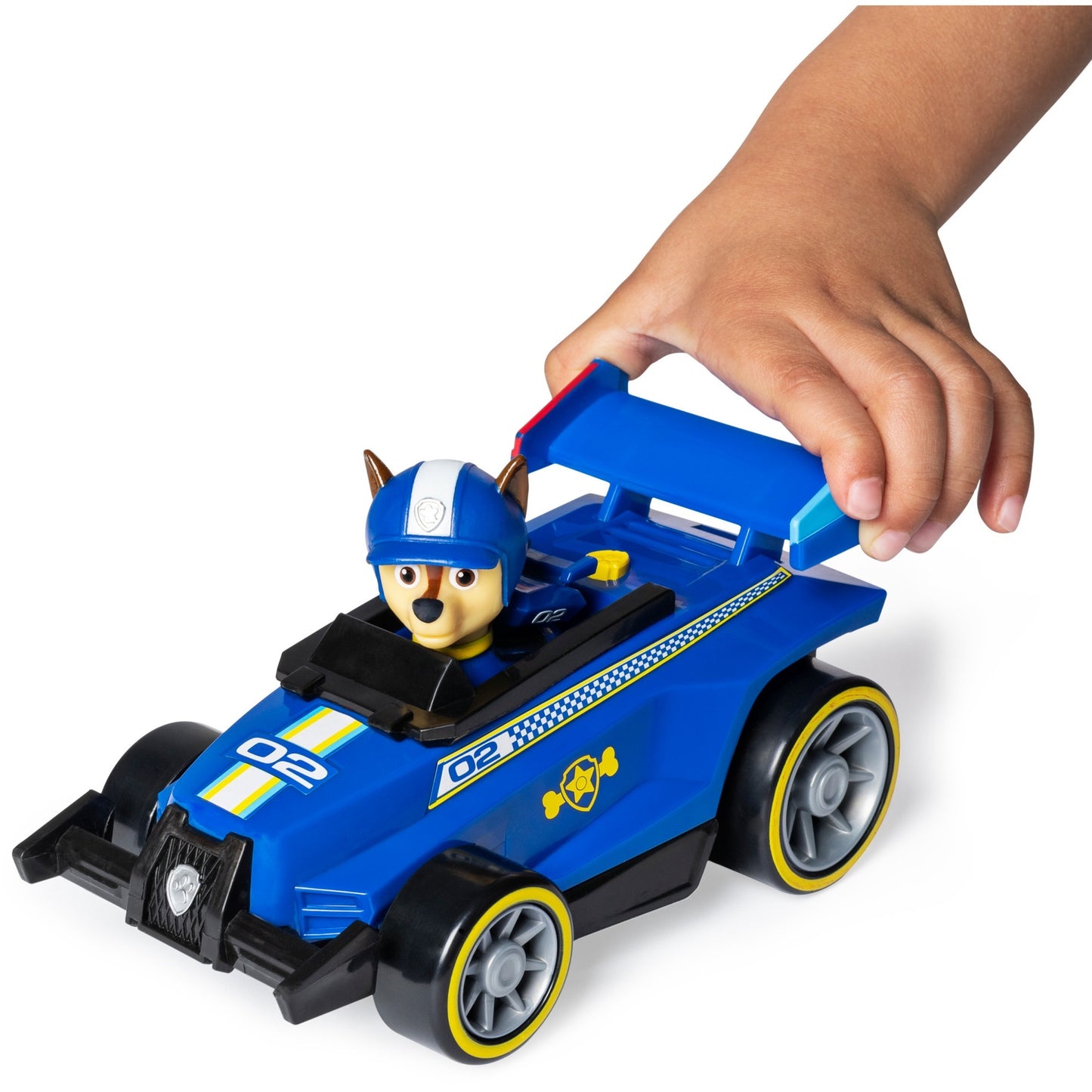 Spin Master Paw Patrol - Ready, Race, Rescue, Chases Race & Go Deluxe Basis Fahrzeug , Spielfahrzeug