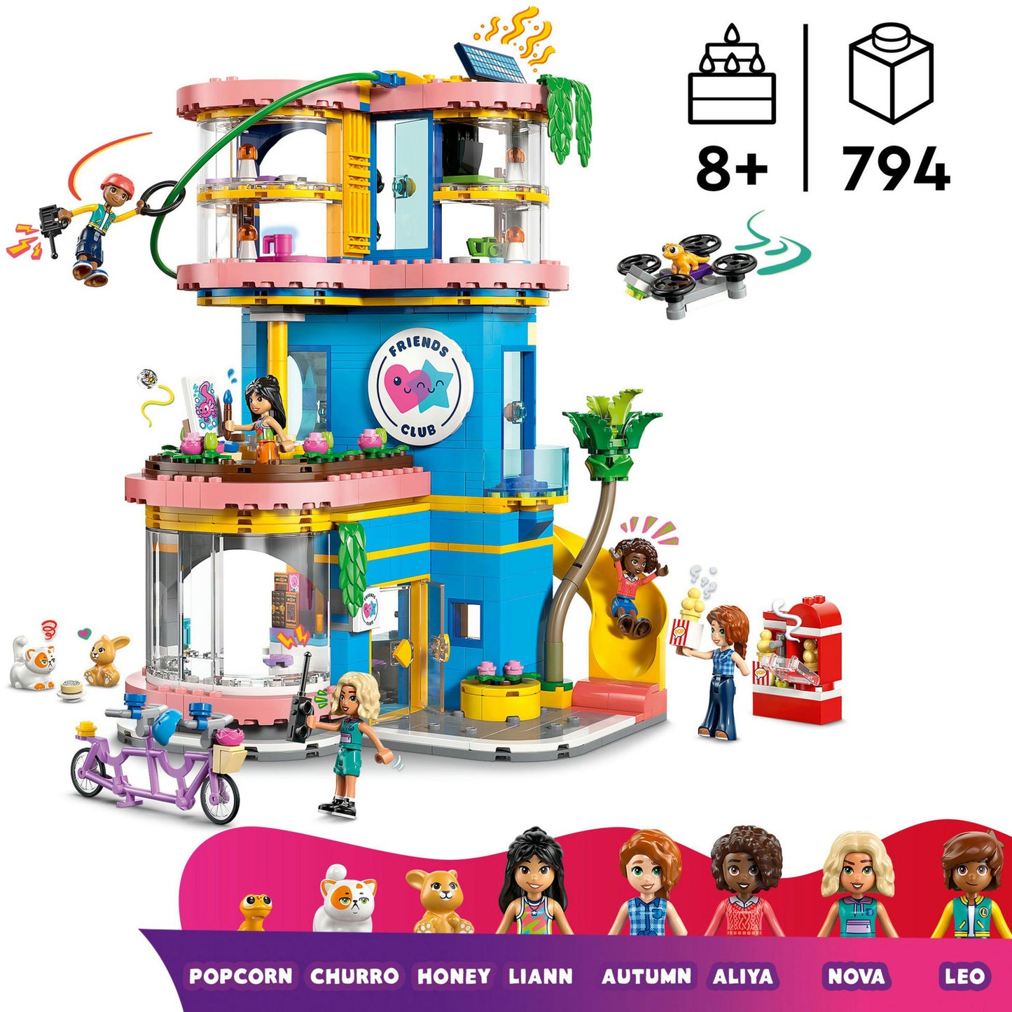 42689 Friends Heartlake City Freundschafts-Clubhaus, Konstruktionsspielzeug