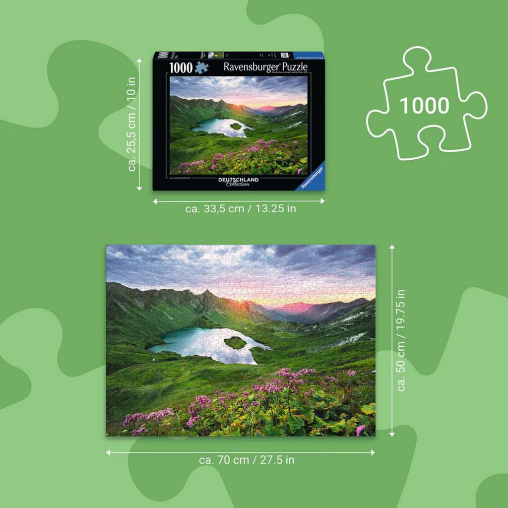 Puzzle Deutschland Collection - Allgäuer Bergsee