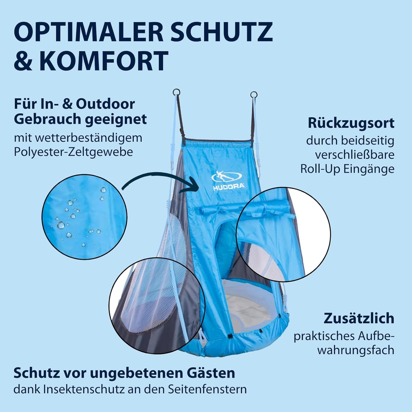 Zelt für Nestschaukel Cosy Castle 90