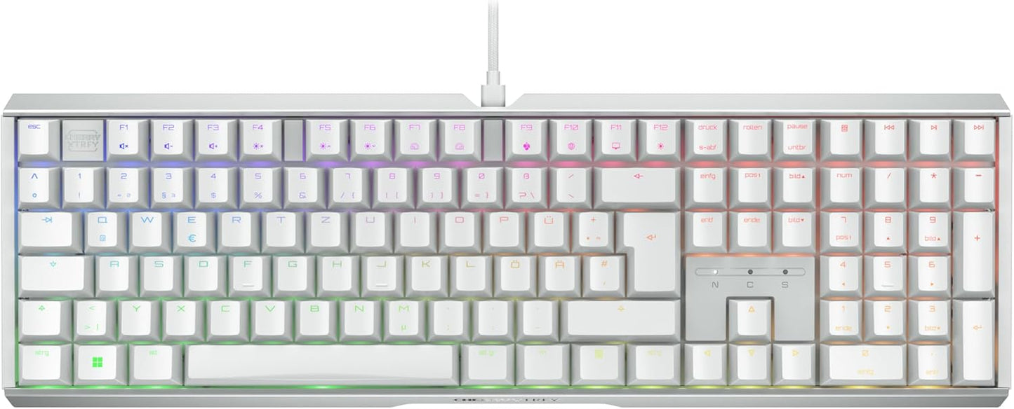 Cherry MX 3.1 (weiss/silber, DE-Layout, Cherry MX2A Red)