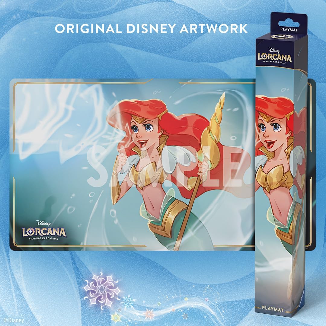 Disney Lorcana TCG: Winterzauber - Spielmatte Arielle, Sammelkarten