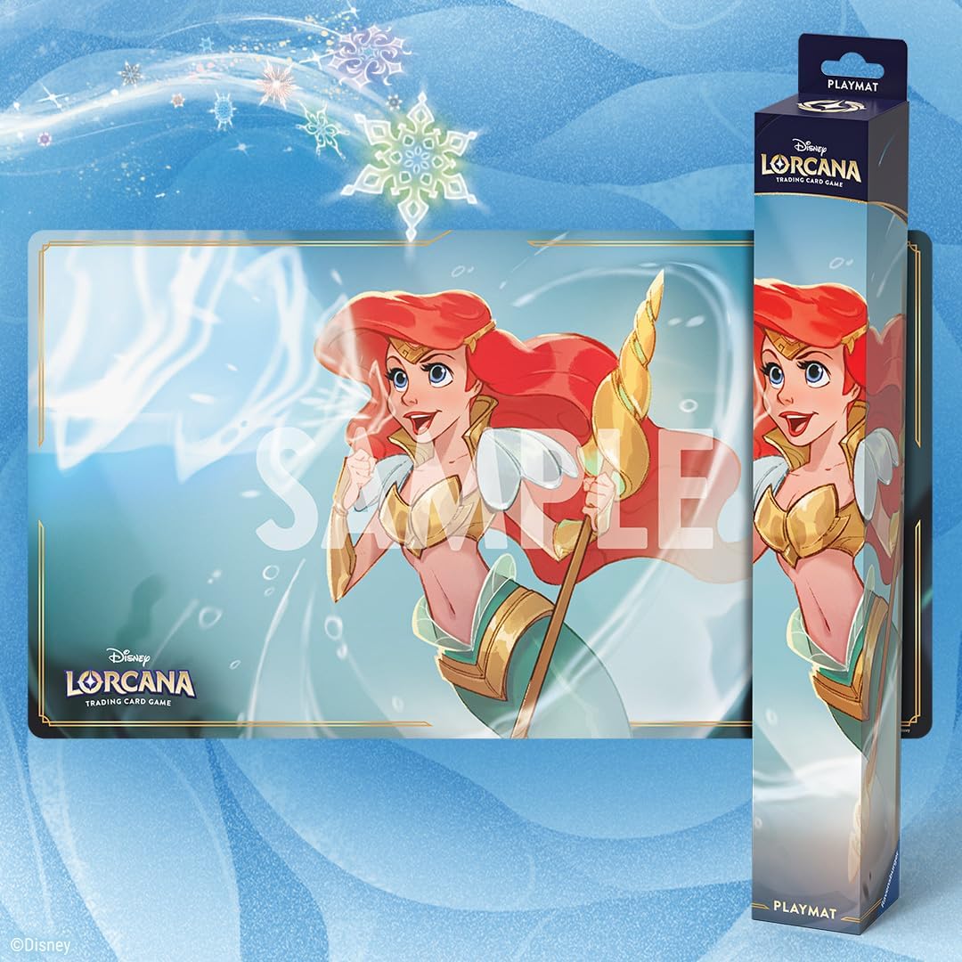 Disney Lorcana TCG: Winterzauber - Spielmatte Arielle, Sammelkarten