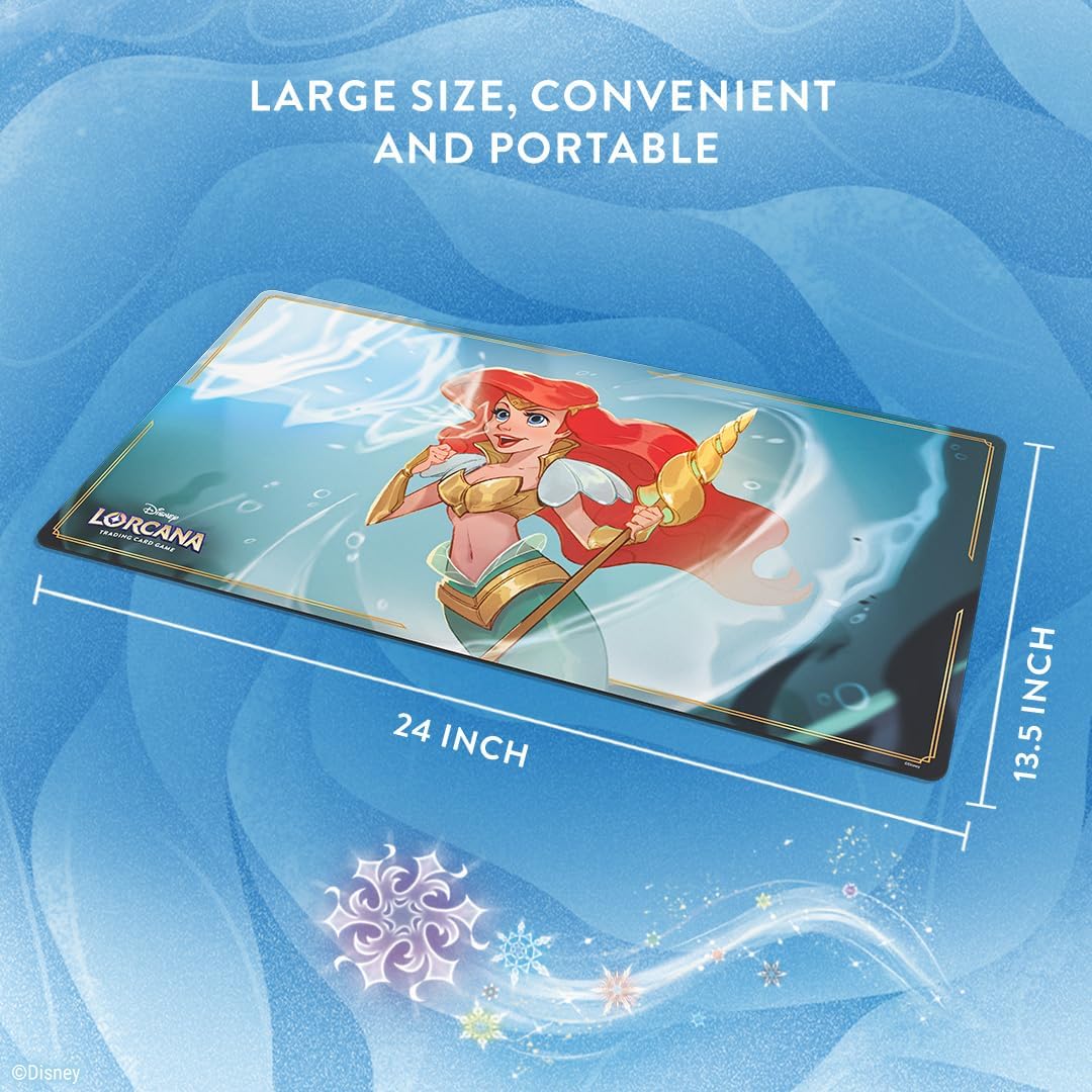 Disney Lorcana TCG: Winterzauber - Spielmatte Arielle, Sammelkarten