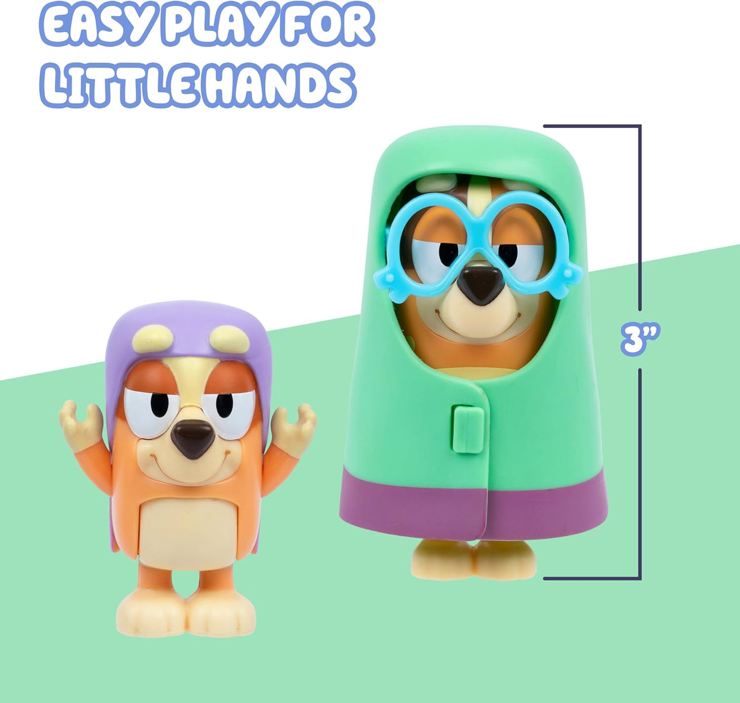 Bluey - 4er-Figurenpackung Hier kommen die Omis, Spielfigur