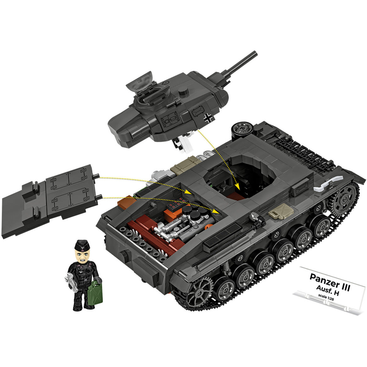 Panzer III Ausf.H, Konstruktionsspielzeug
