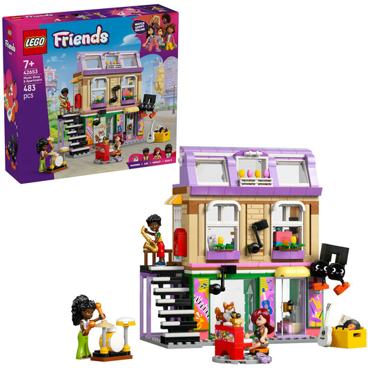 42653 Friends Musikladen & Wohnung, Konstruktionsspielzeug