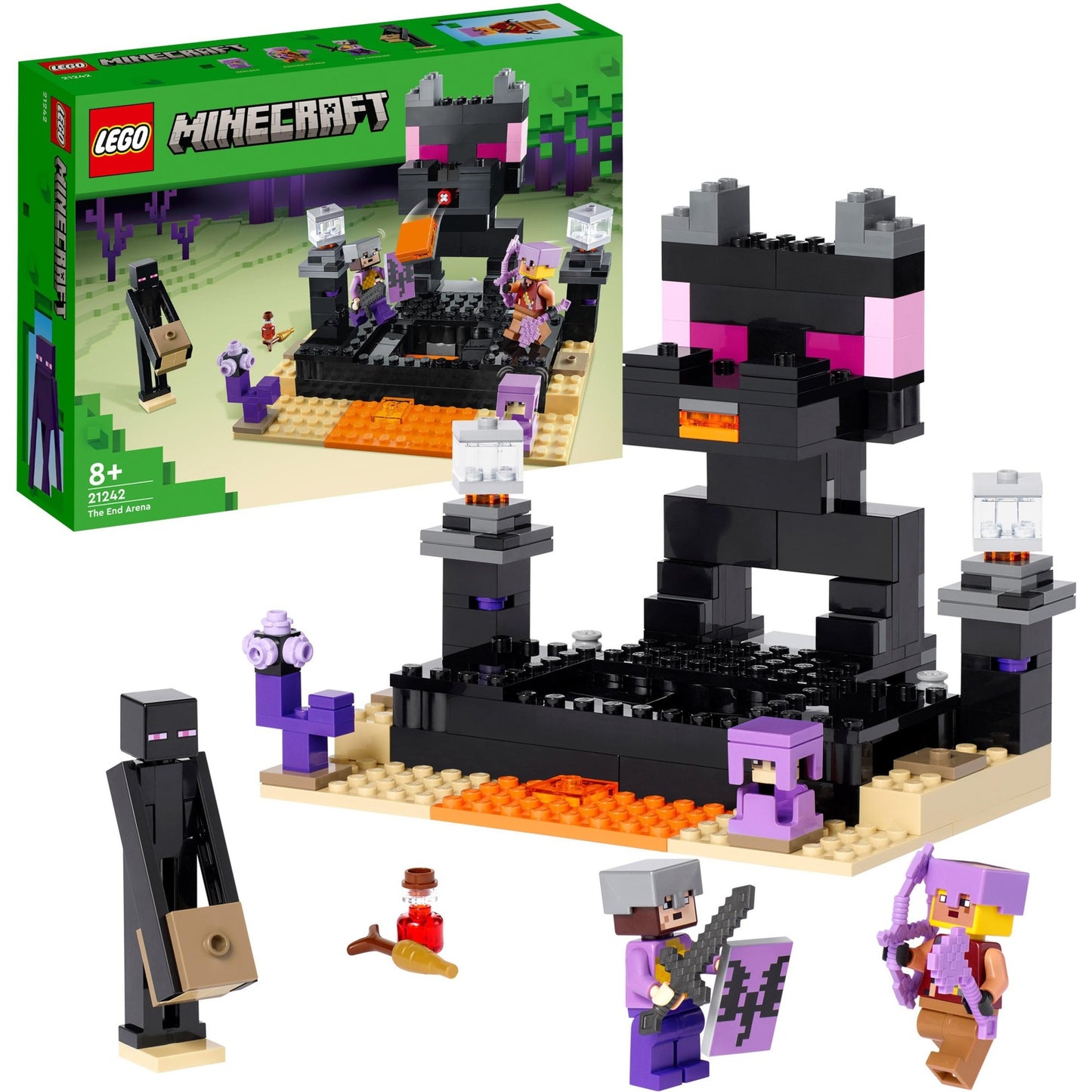 LEGO 21242 Minecraft Die End-Arena, Konstruktionsspielzeug