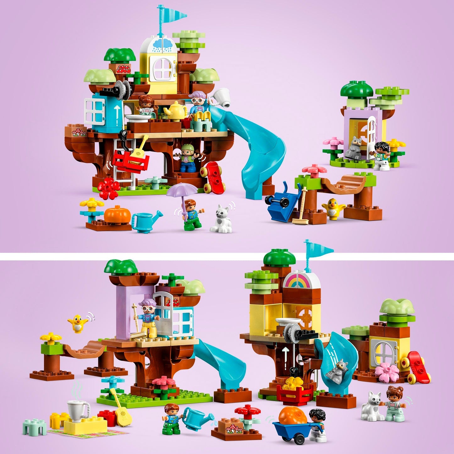 LEGO 10993 DUPLO 3-in-1-Baumhaus, Konstruktionsspielzeug