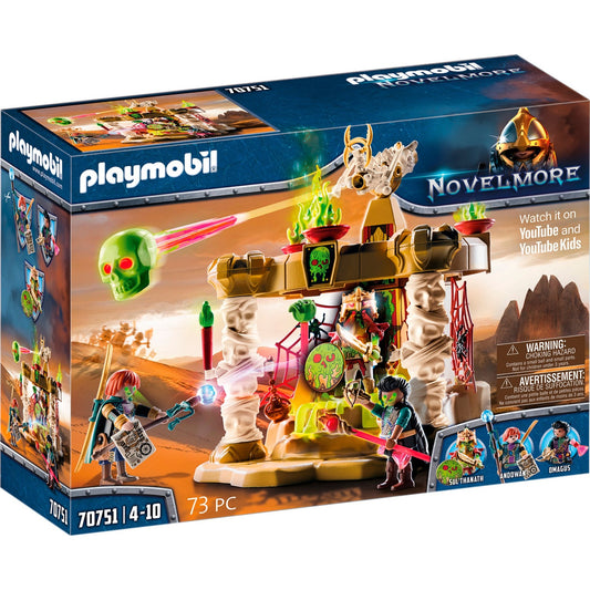 PLAYMOBIL 70751 Novelmore Sal'ahari Sands - Tempel der Skelettarmee, Konstruktionsspielzeug