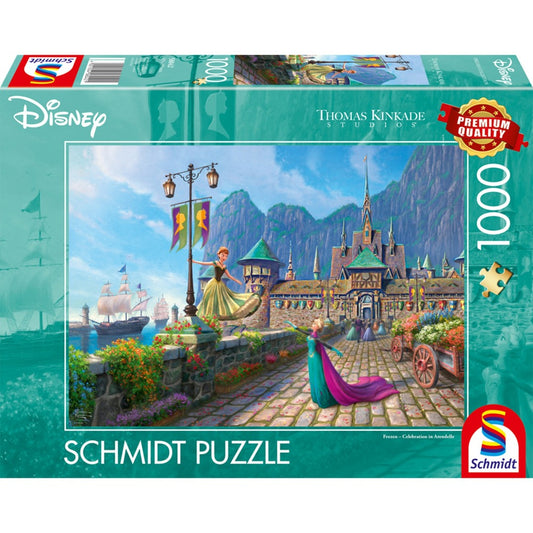Thomas Kinkade Studios: Disney - Celebration in Arendelle, Puzzle