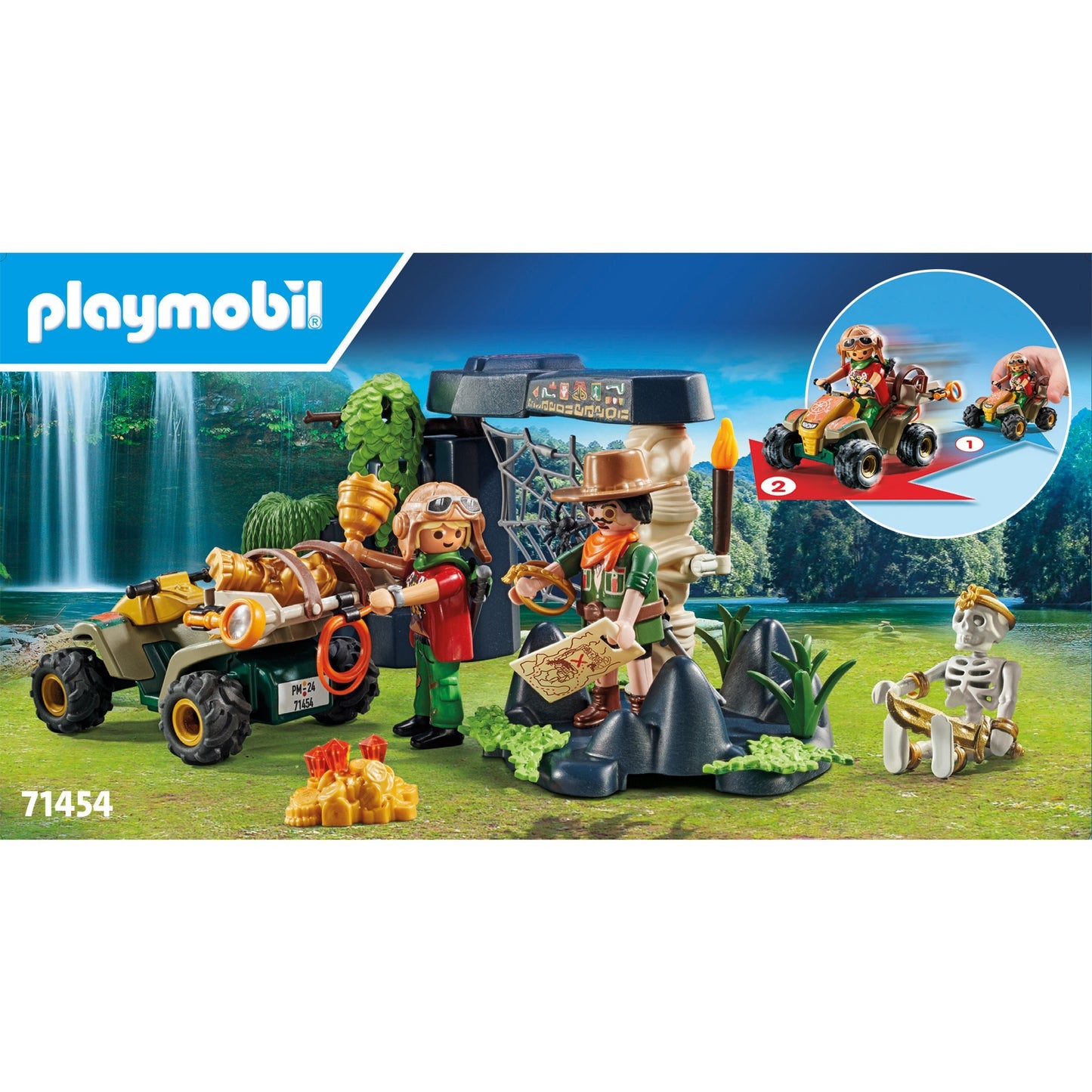 PLAYMOBIL 71454 Sports & Action Schatzsuche im Dschungel, Konstruktionsspielzeug