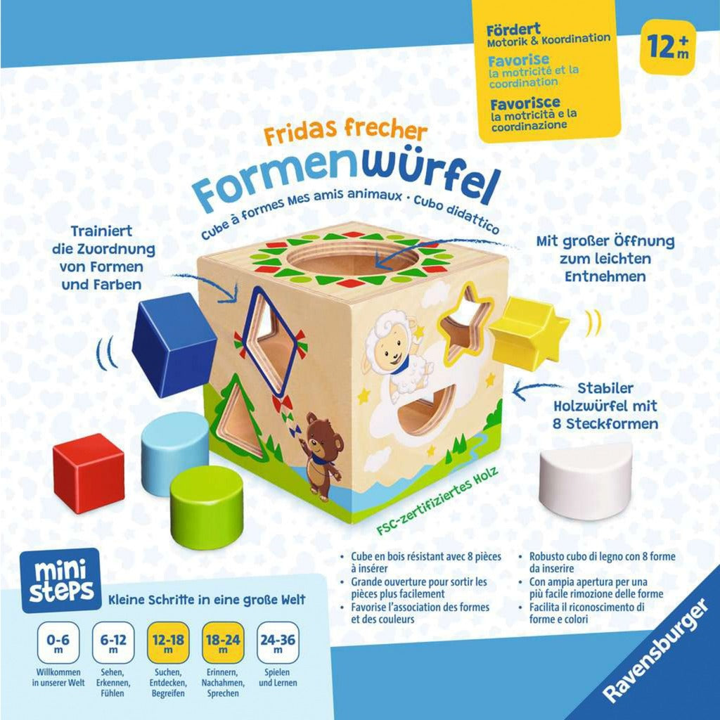 Ravensburger ministeps: Fridas frecher Formenwürfel, Geschicklichkeitsspiel