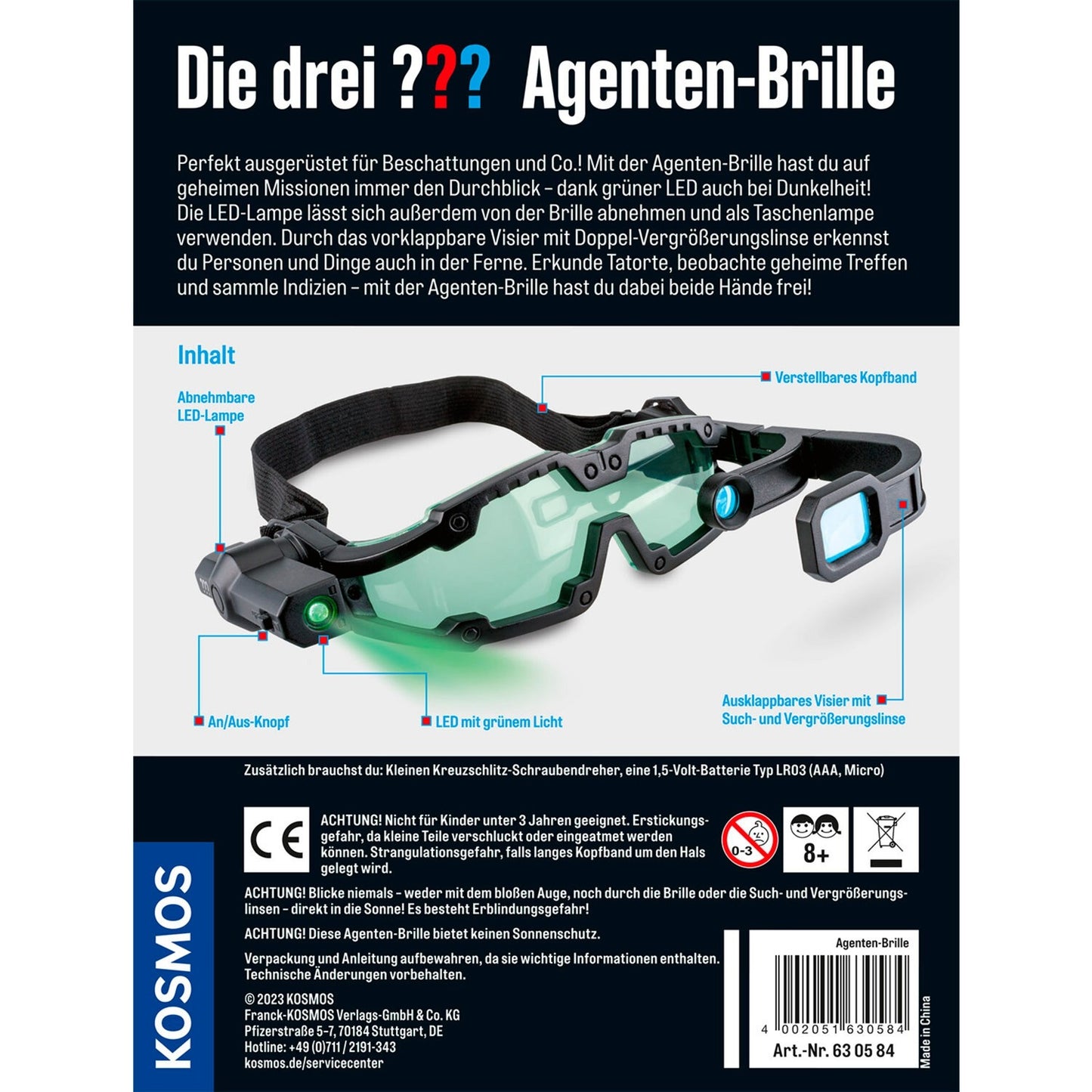 Kosmos Die drei ??? Agentenbrille