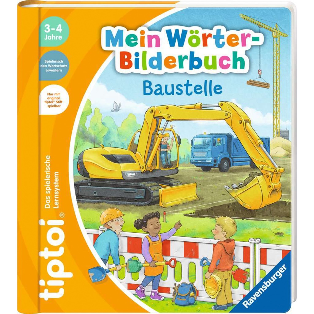 Ravensburger tiptoi Mein Wörter-Bilderbuch: Baustelle