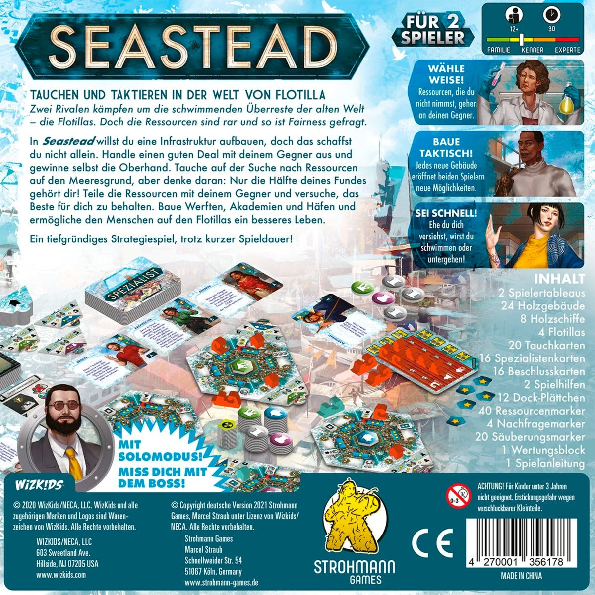 Asmodee Seastead STRD0008, Brettspiel