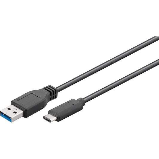 Goobay USB 3.2 Gen 1 Kabel, USB-A Stecker > USB-C Stecker (schwarz, 2 Meter)