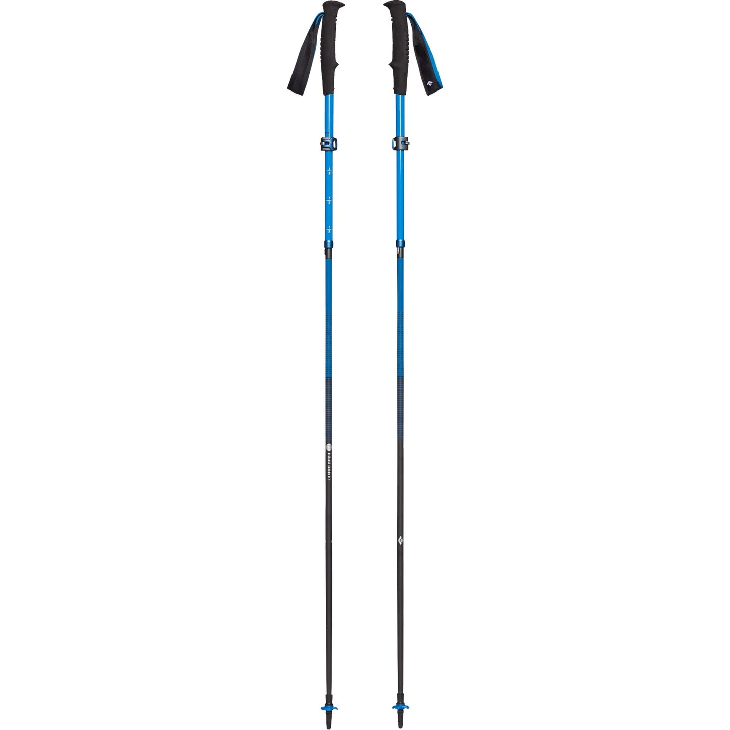 Black Diamond Trekkingstöcke Distance Carbon FLZ (blau, 1 Paar, 95-110 cm)