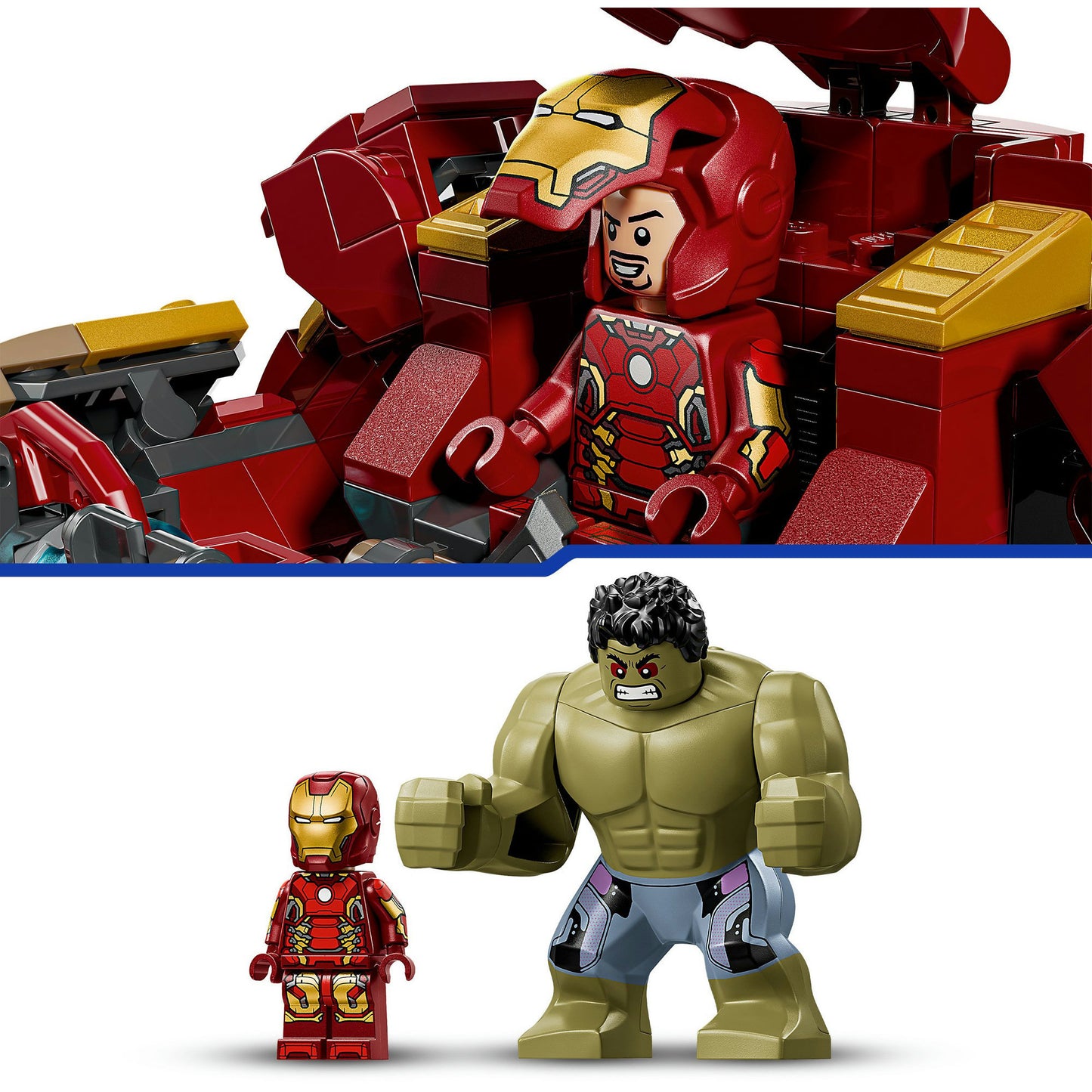 76343 Marvel Super Heroes Duell der Giganten: Hulkbuster vs. Hulk, Konstruktionsspielzeug