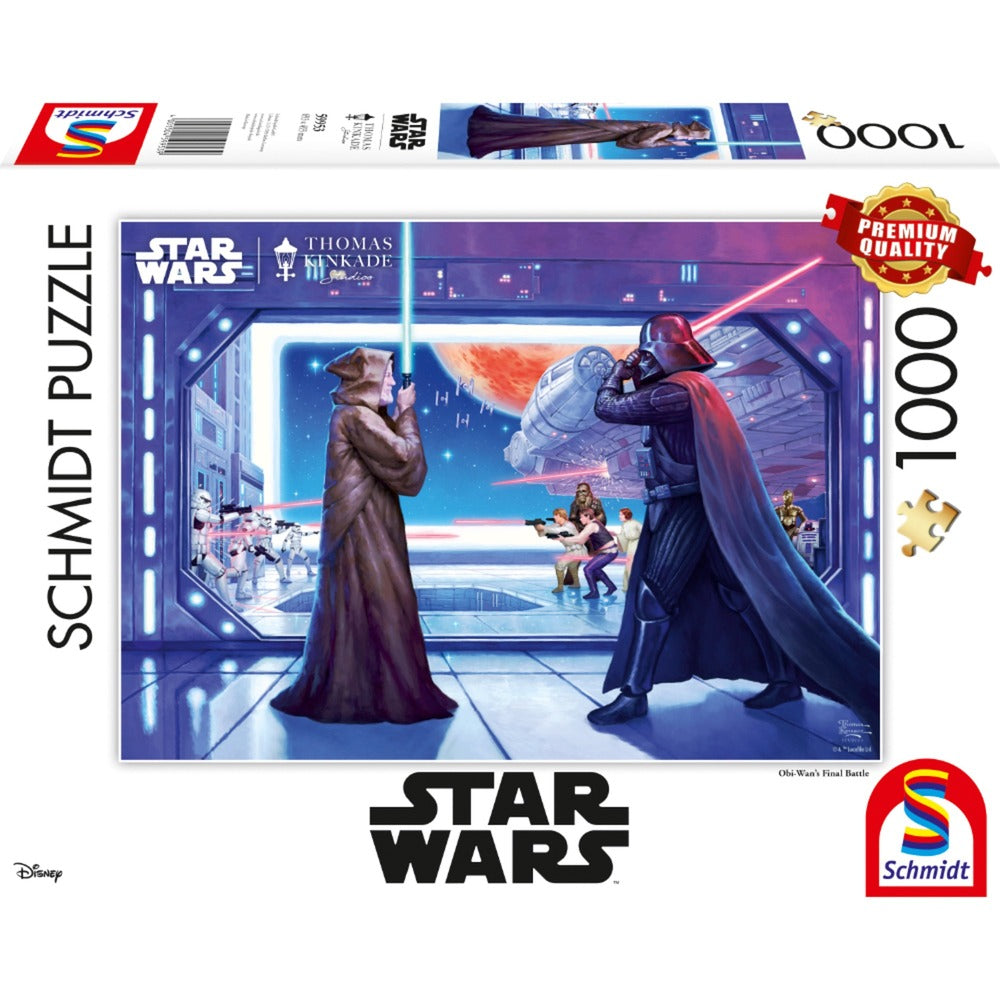 Schmidt Spiele Thomas Kinkade Studios: Star Wars - Obi Wan's letzter Kampf (1000 Teile)