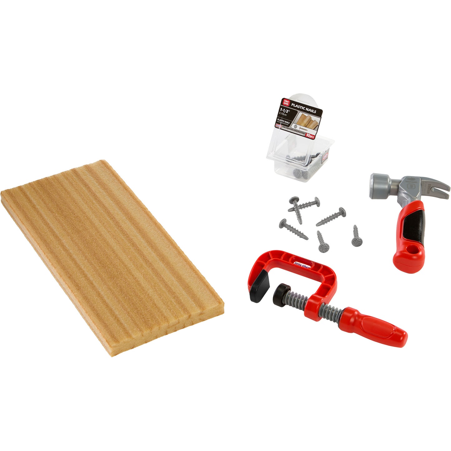 Litte Tikes Creative Construction - Hammer- und Nagel-Set, Kinderwerkzeug