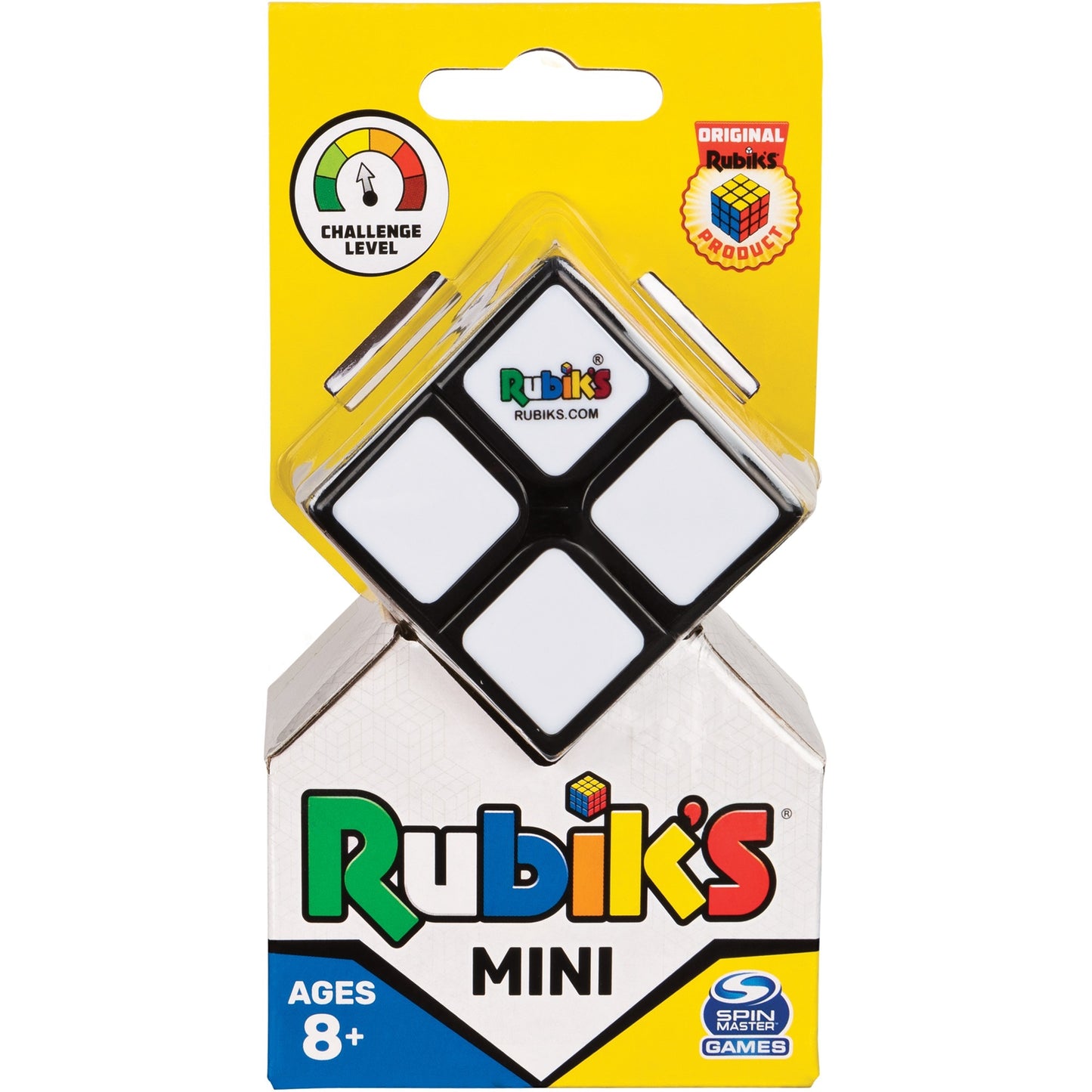 Spin Master Rubik's -Mini 2x2 Zauberwürfel, Geschicklichkeitsspiel