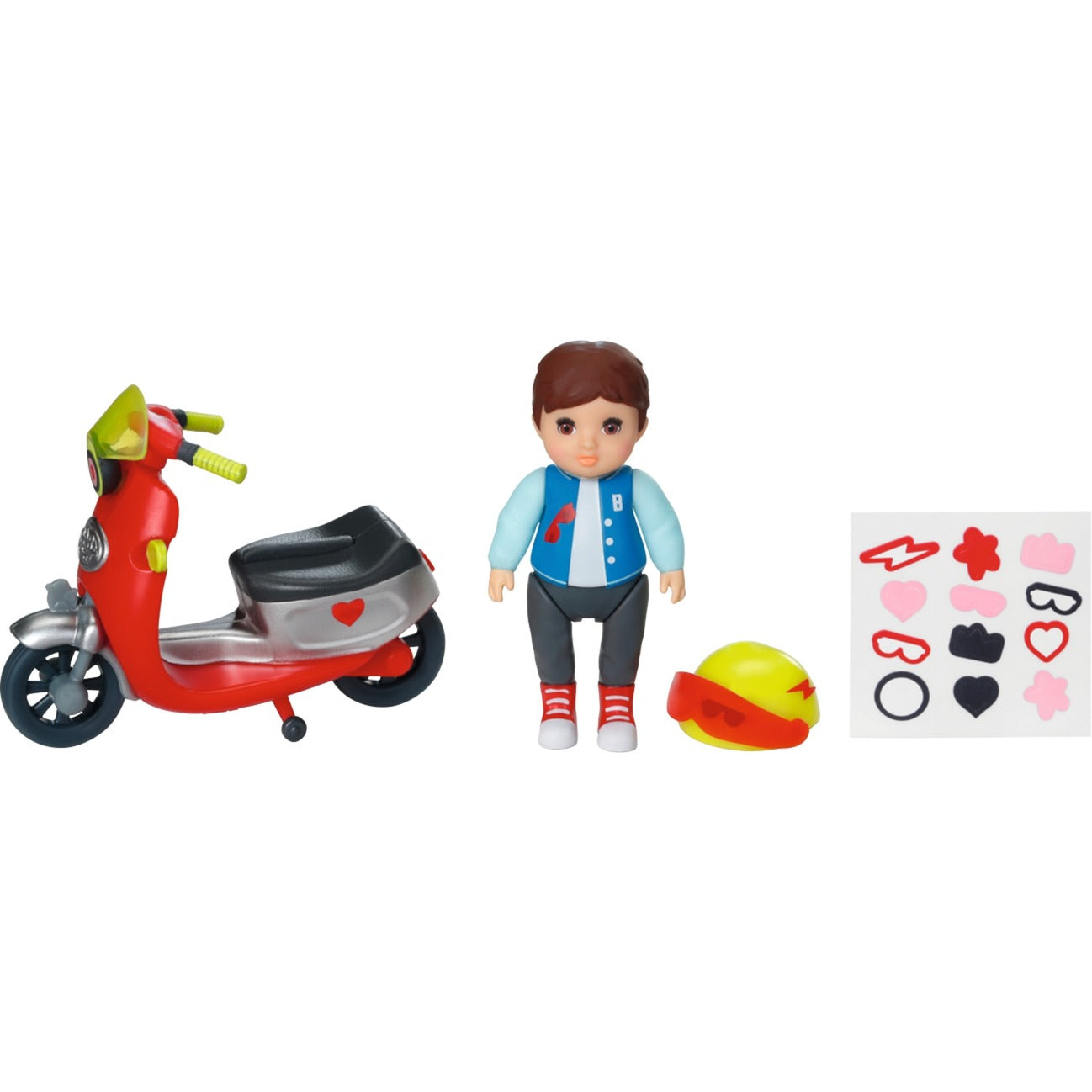 ZAPF Creation BABY born® Minis - Playset Simon mit Scooter