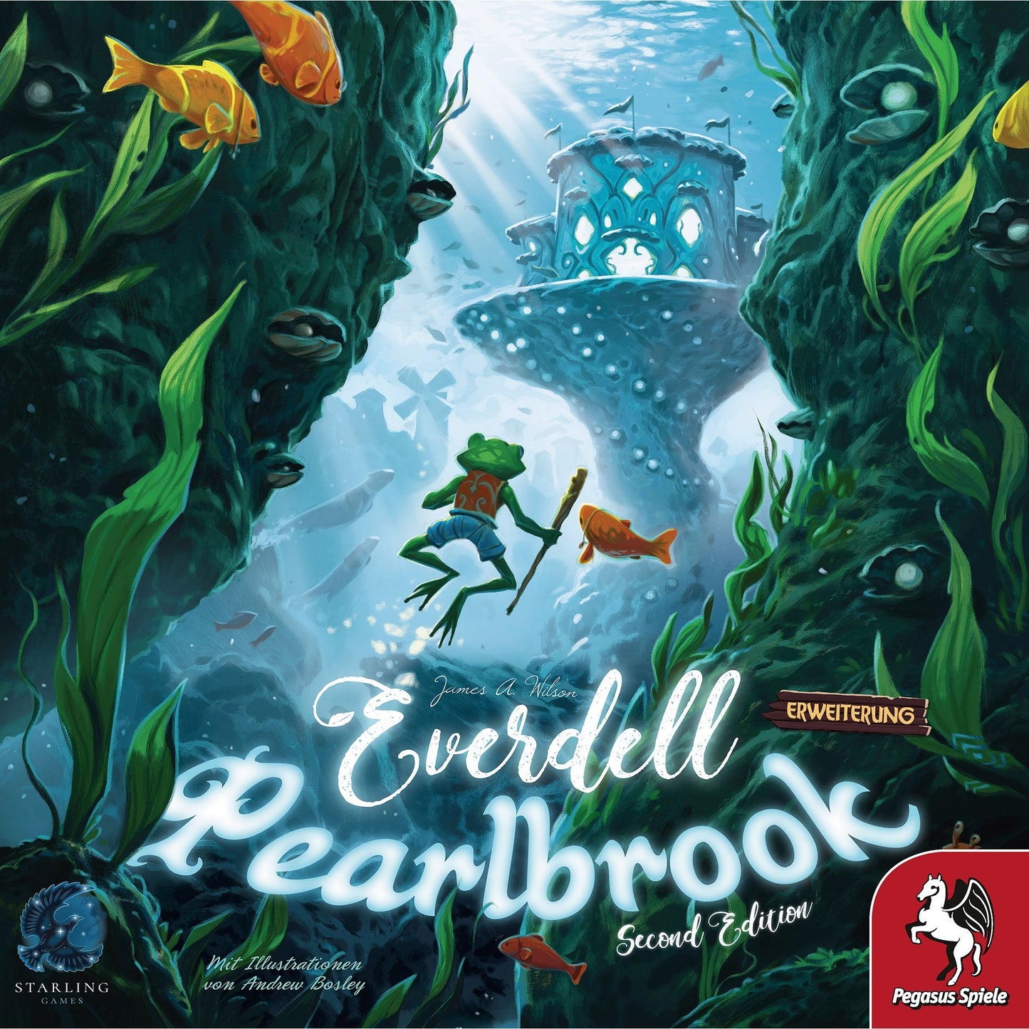 Pegasus Everdell: Pearlbrook 2. Edition , Brettspiel