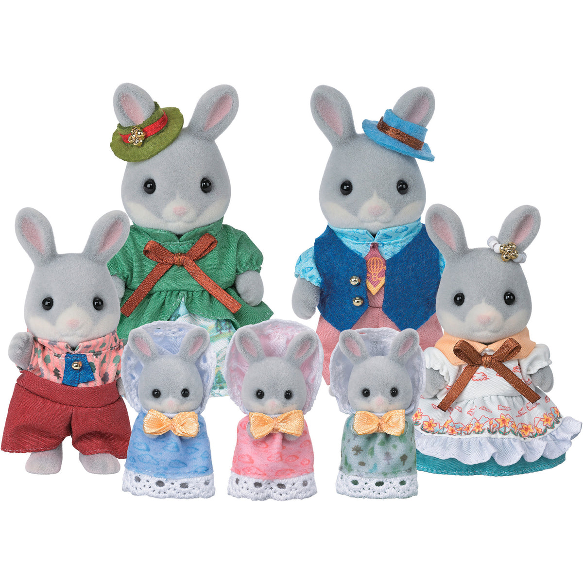 Sylvanian Families - Waldkaninchen Familie Festtagsset, Konstruktionsspielzeug