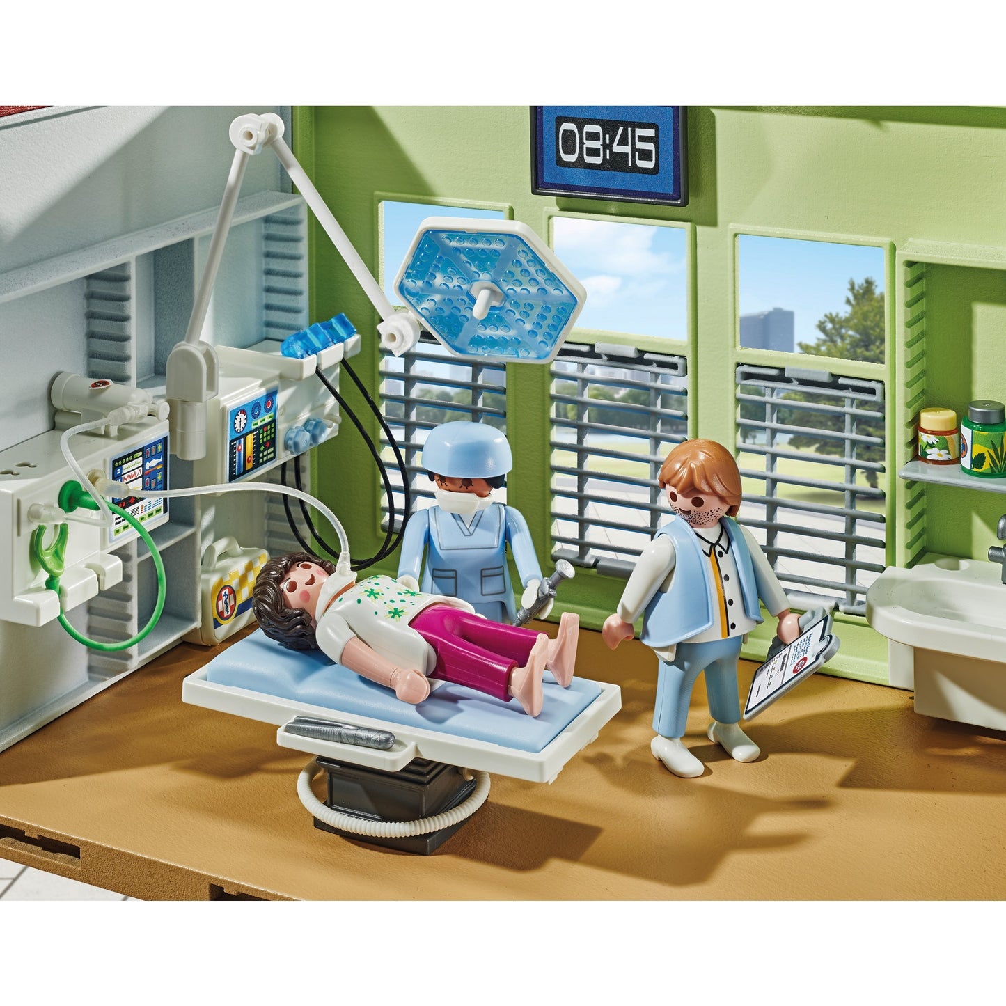 PLAYMOBIL 71615 Action Heroes Modernes Krankenhaus, Konstruktionsspielzeug