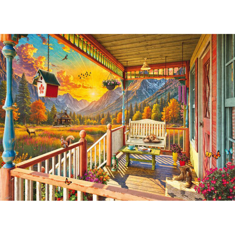 Bergland-Veranda, Puzzle
