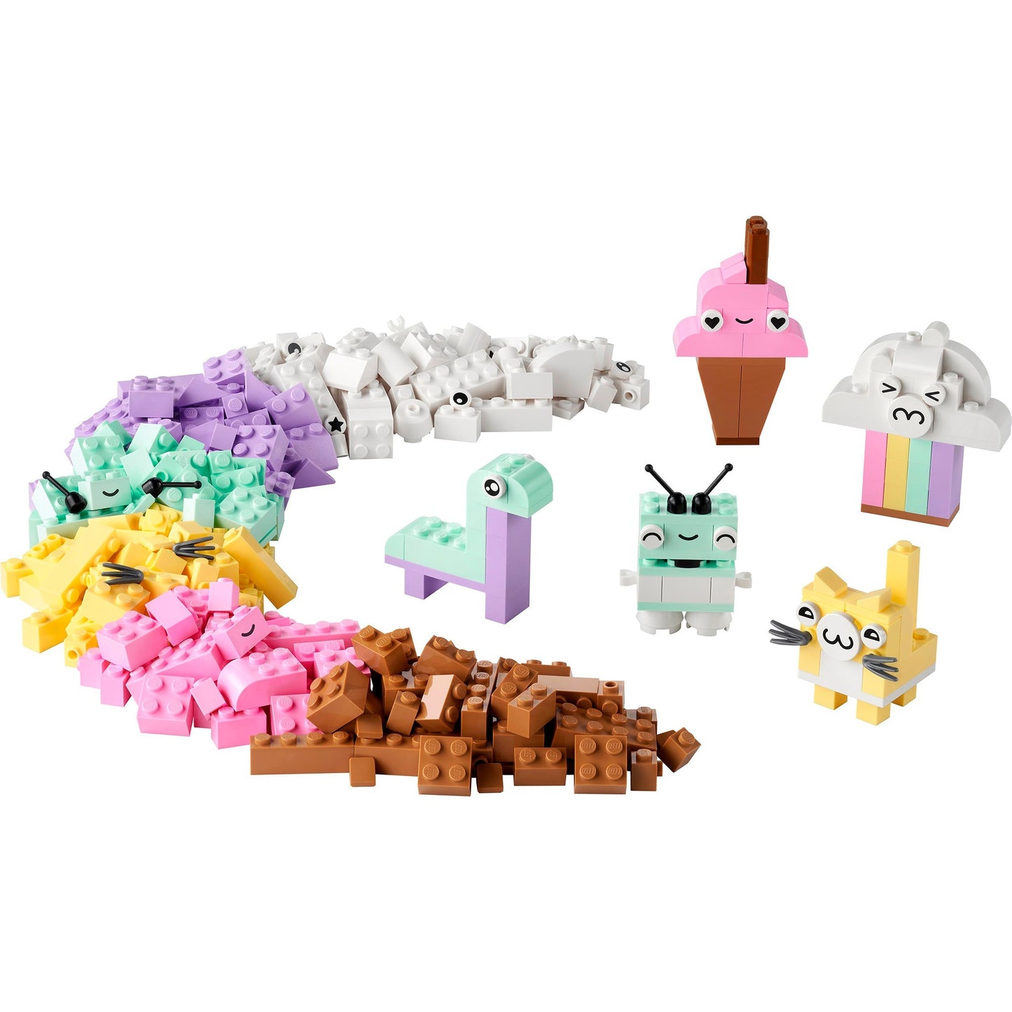 LEGO 11028 Classic Pastell Kreativ-Bauset, Konstruktionsspielzeug