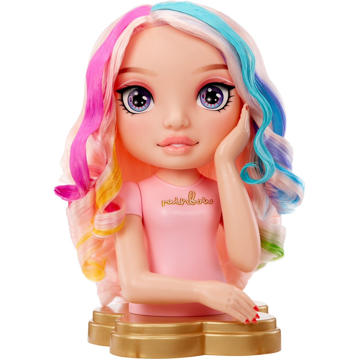 MGA Entertainment Rainbow HIgh Styling Head Playset, Schmink- und Frisierkopf