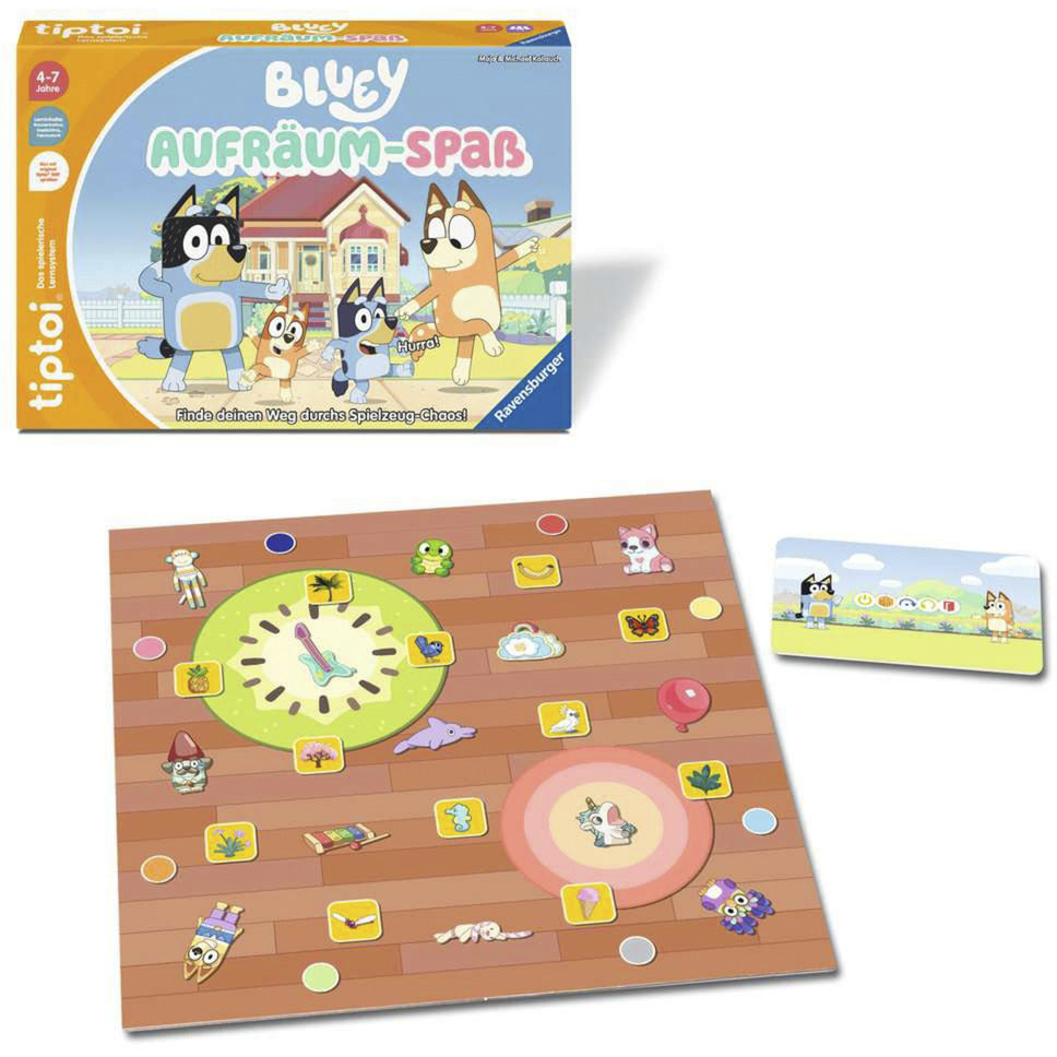 tiptoi Bluey Aufräum-Spass, Brettspiel