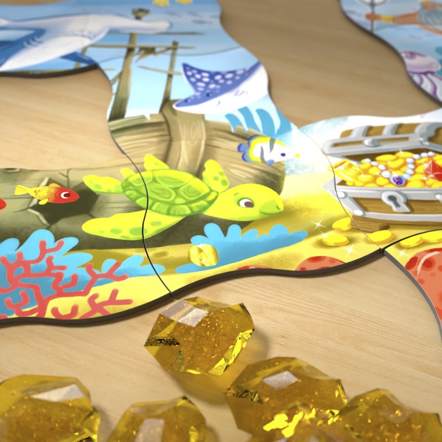 Game meets Puzzle - Schatzsuche im Ozean, Brettspiel