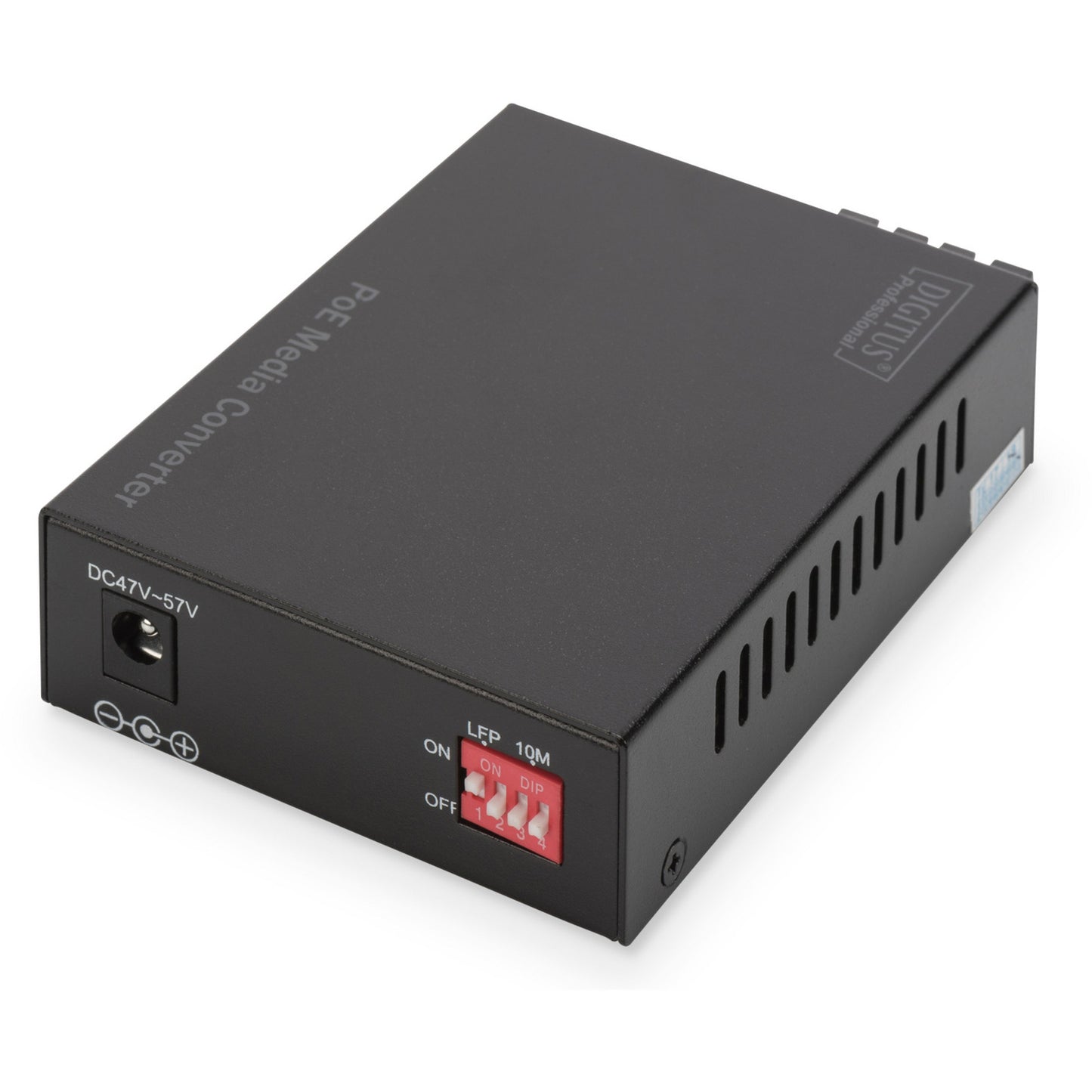 Gigabit PoE Medienkonverter, RJ45 / SC, SM, PSE