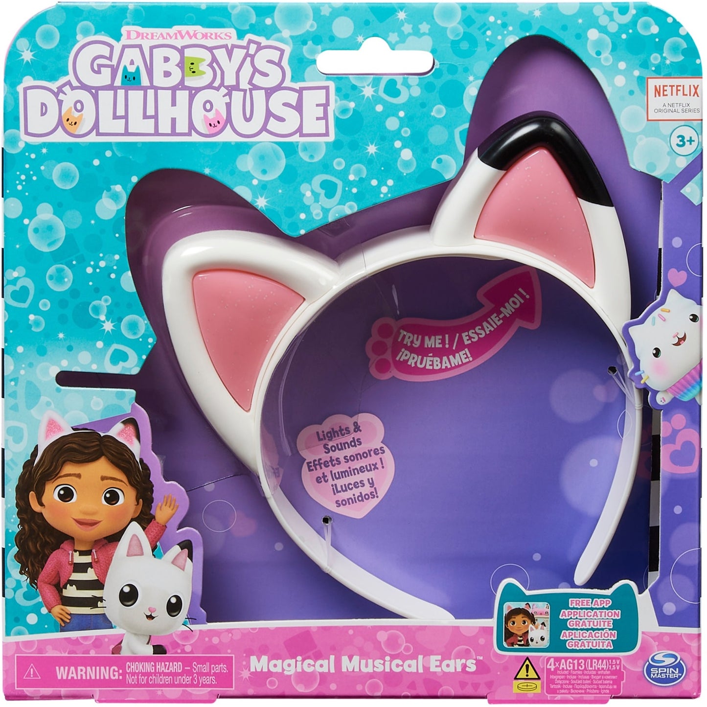 Spinmaster Gabby?s Dollhouse Magical Musical Cat Ears