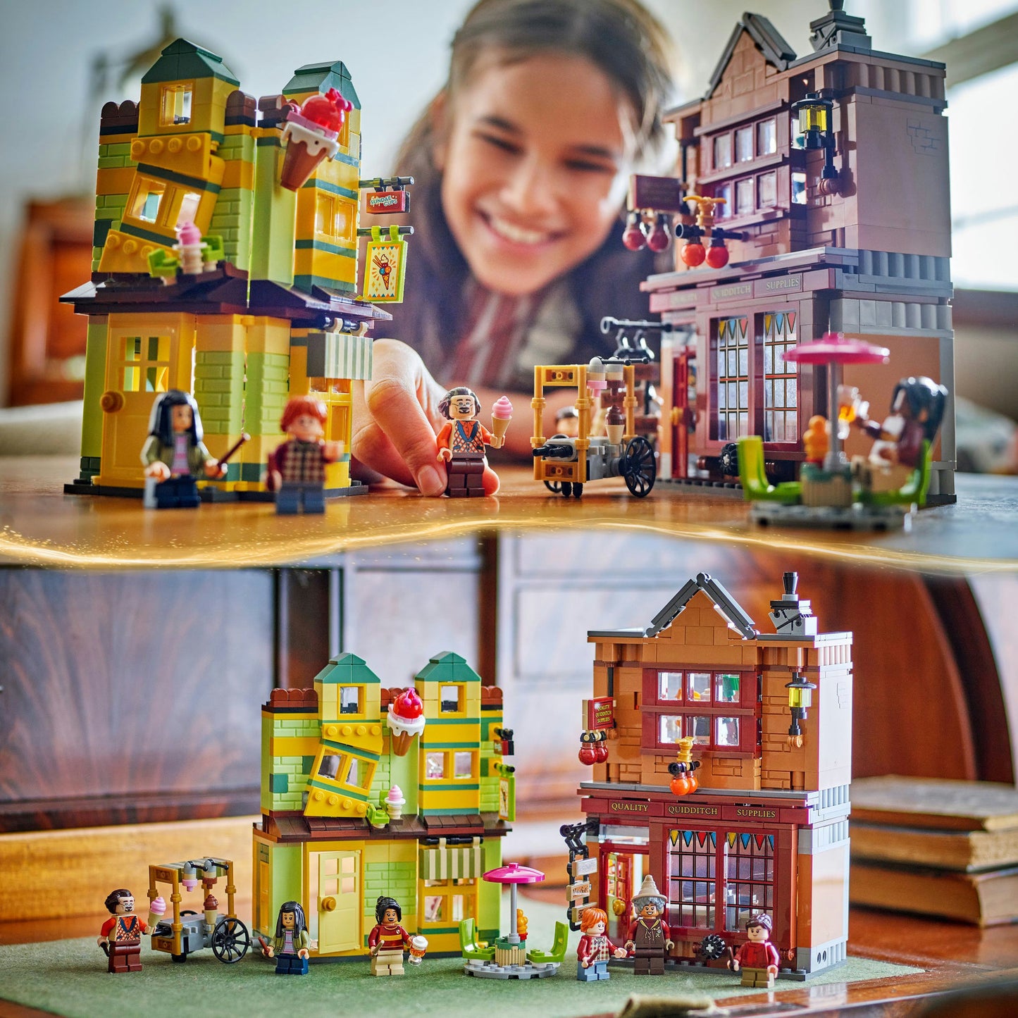 76452 Harry Potter Qualiät für Quidditch und Fortescues Eissalon, Konstruktionsspielzeug