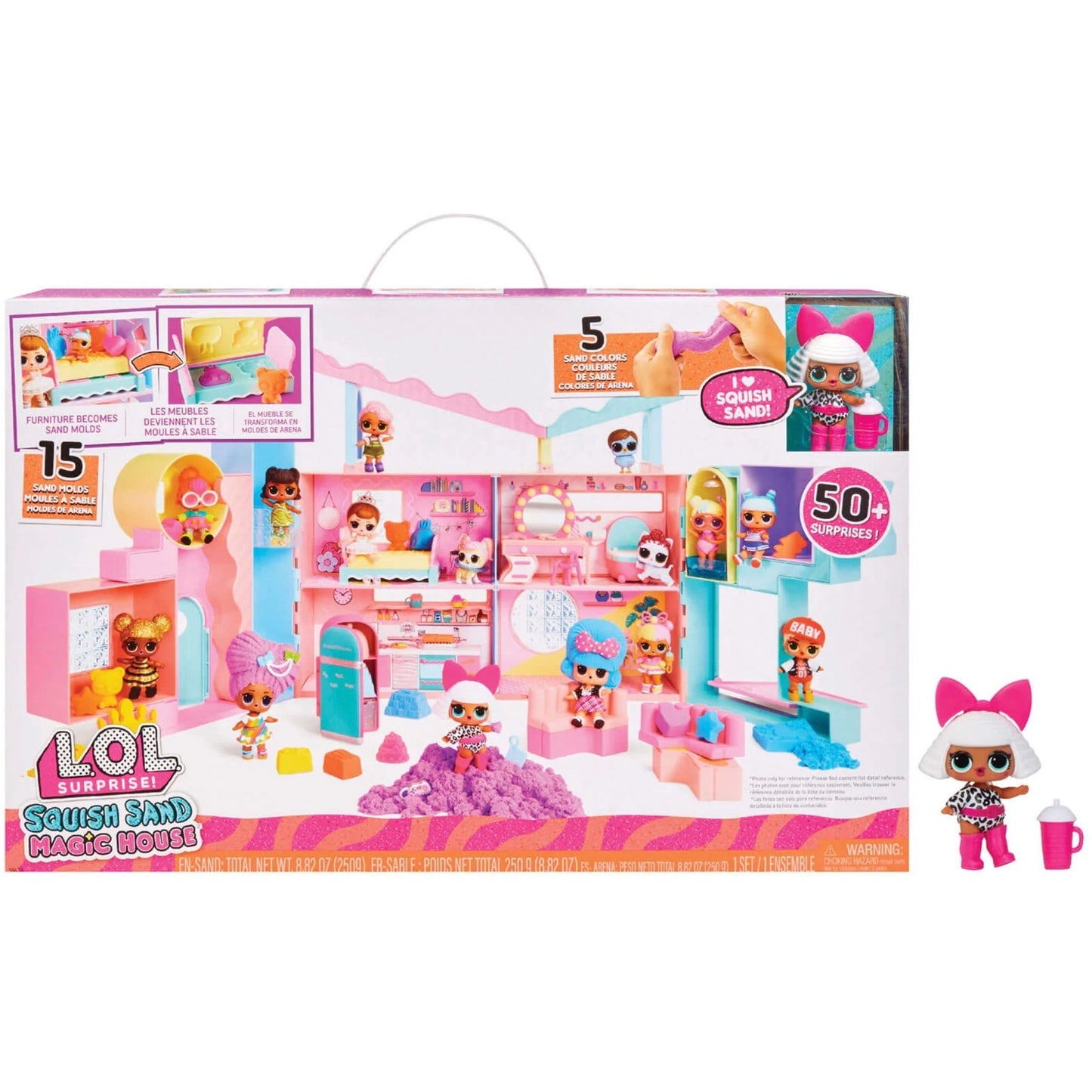 MGA Entertainment L.O.L. Surprise Squish Sand Magic House w/ Tot