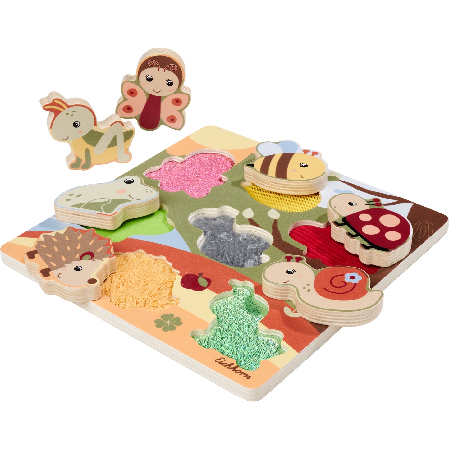 Fühlpuzzle mit Stoff