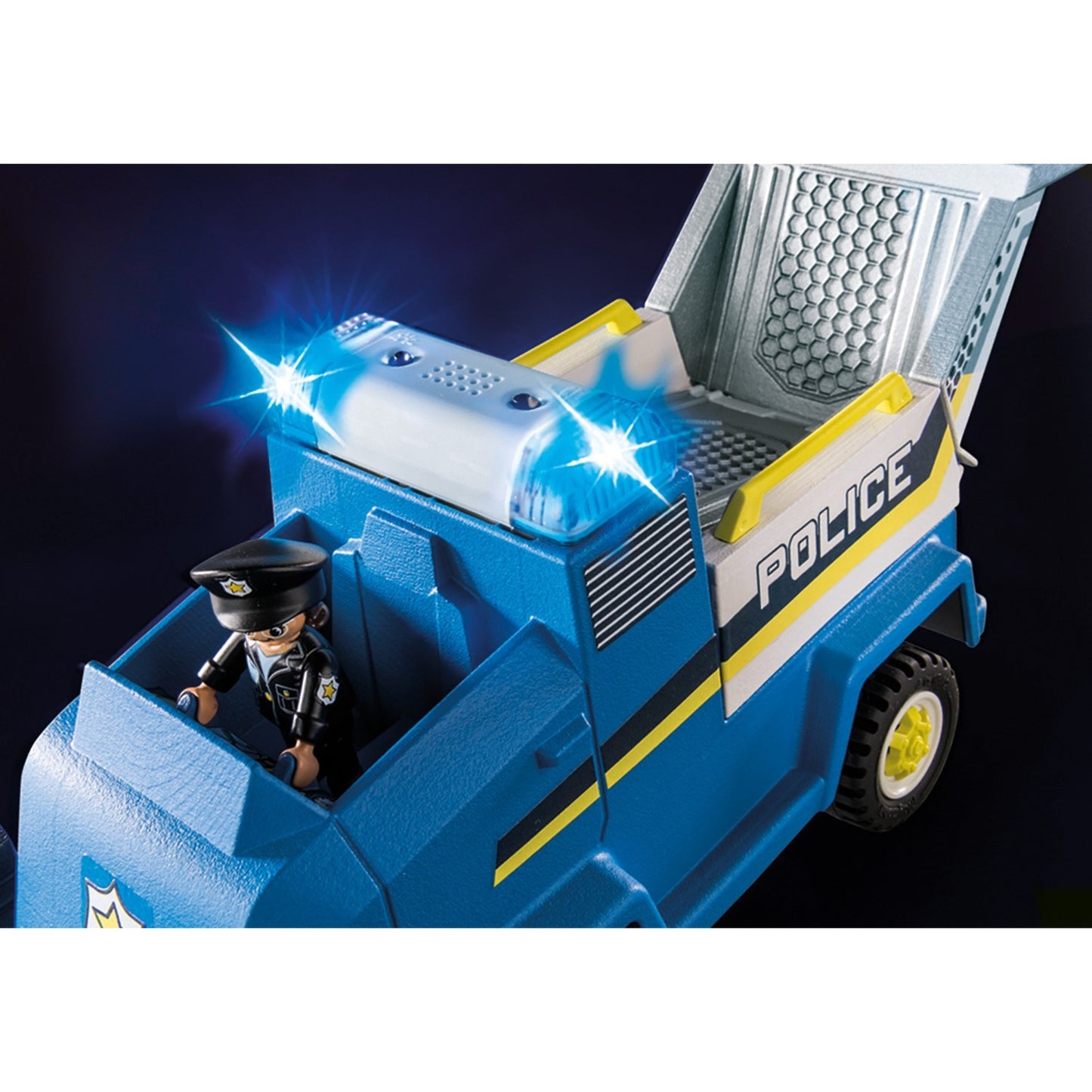 PLAYMOBIL 70915 DUCK ON CALL Polizei Einsatzfahrzeug, Konstruktionsspielzeug