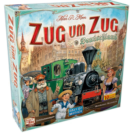 Asmodee Zug um Zug: Deutschland, Brettspiel