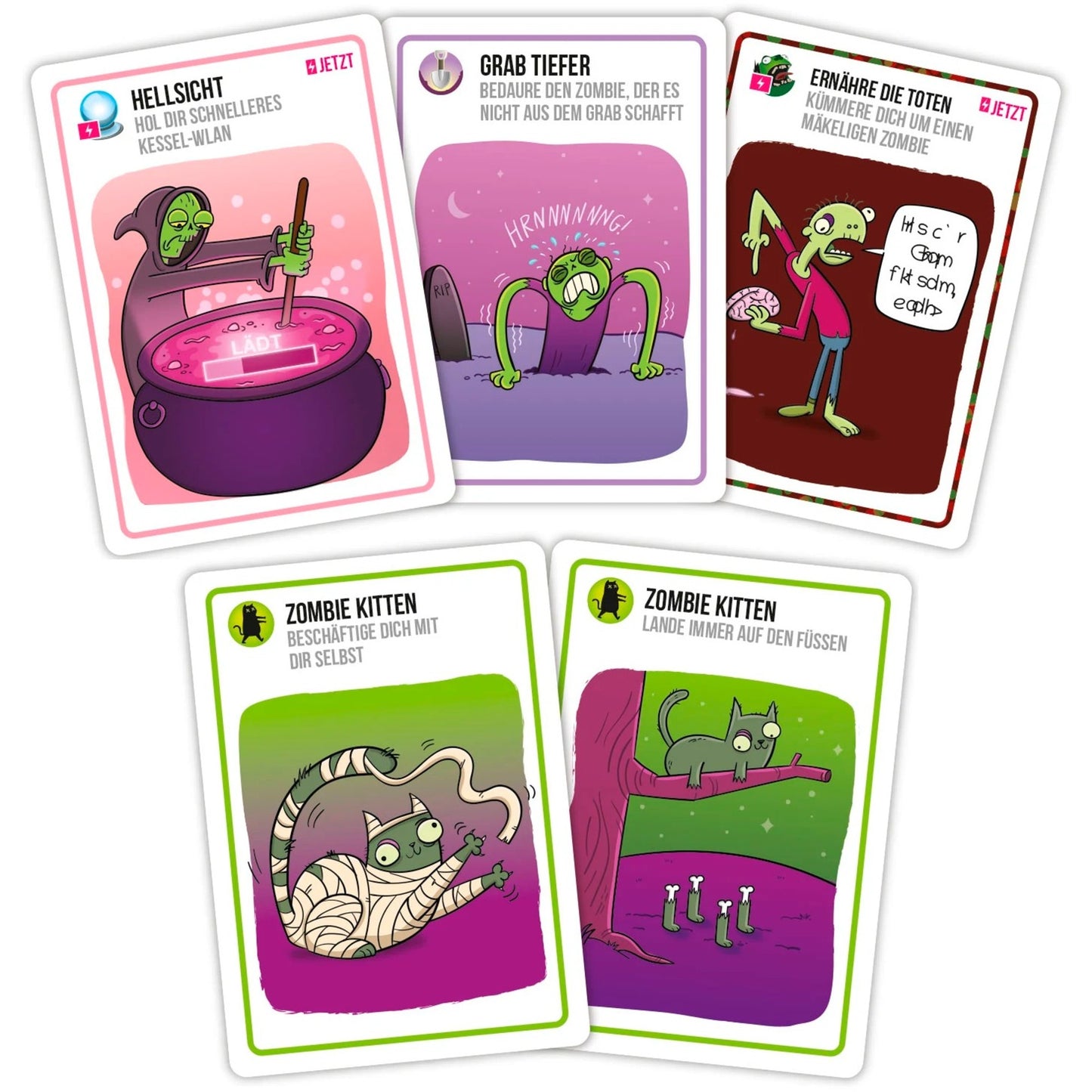 Asmodee Zombie Kittens, Kartenspiel