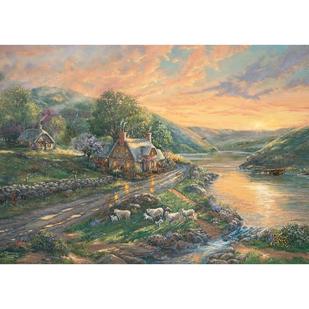 Schmidt Spiele Thomas Kinkade Studios: Tagesanbruch im Emerald Valley (1000 Teile)