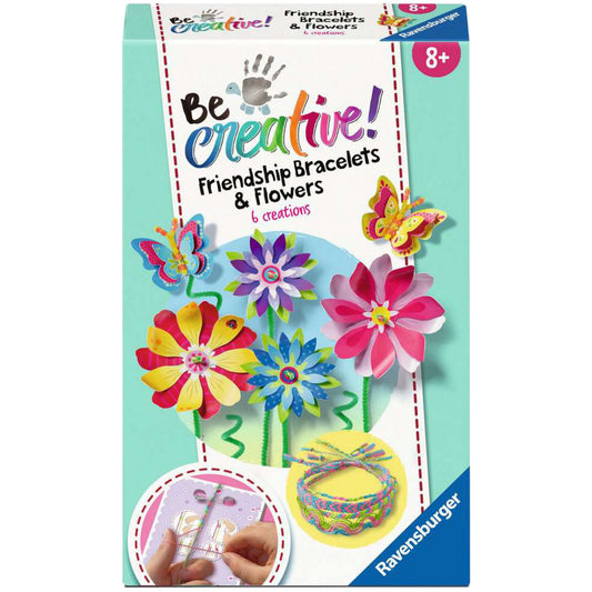 BeCreative - Freundschaftsbändchen & Blumen, Basteln