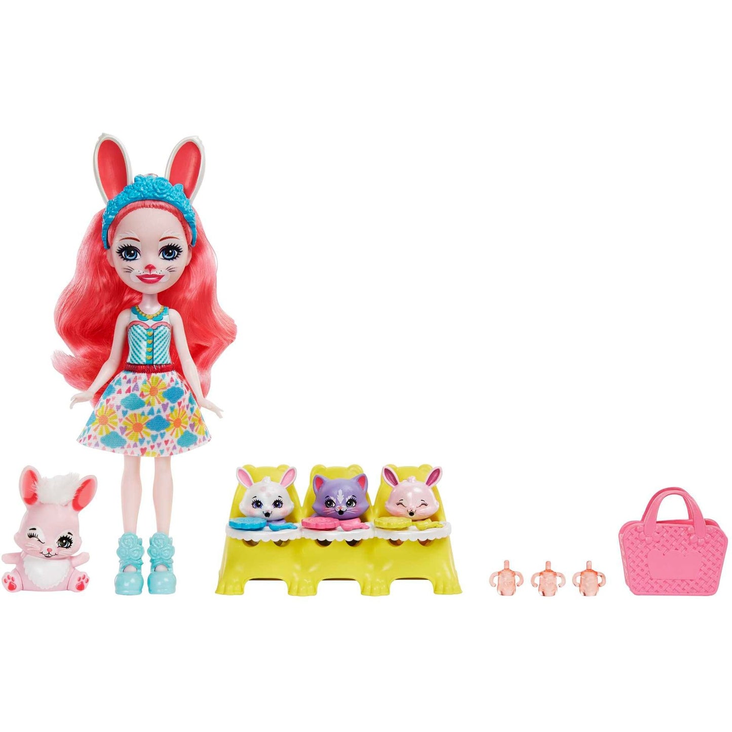 Mattel Enchantimals Baby Bestie Bree Bunny & Twist Bunny