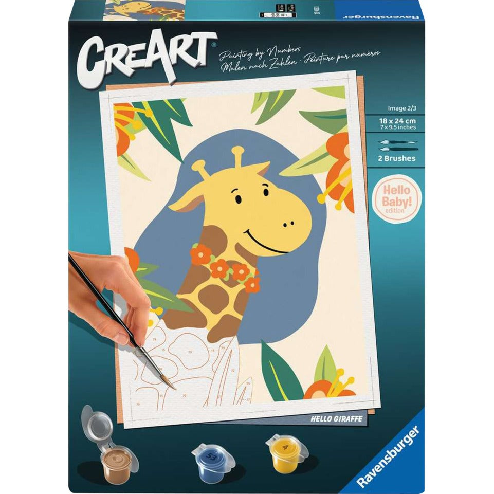 Ravensburger CreArt - Hello Giraffe, Malen