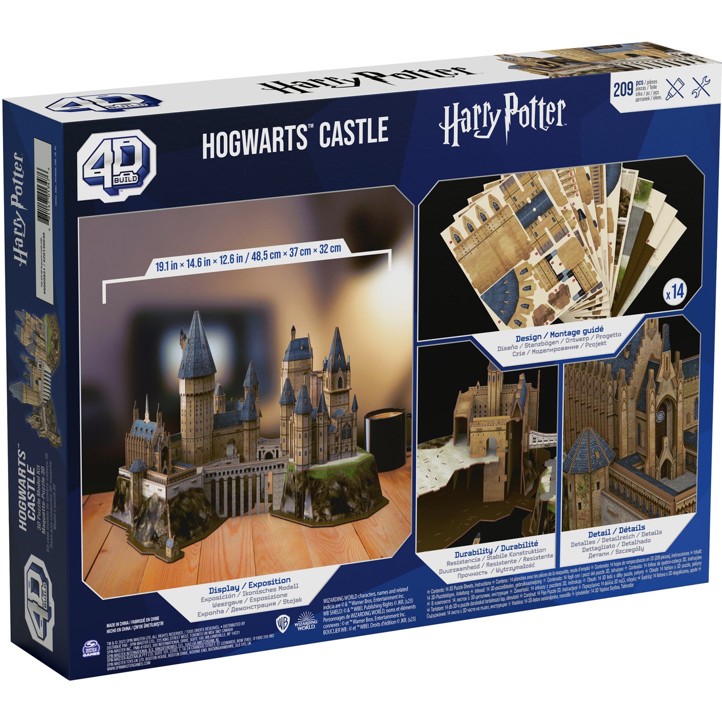 4D Build - Harry Potter Hogwarts Schloss, Modellbau