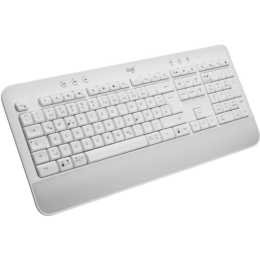 Logitech Signature K650 (weiss, DE-Layout, Logi Bolt, Bluetooth, für Windows/macOS/Chrome OS/Linux/iPadOS/Android)